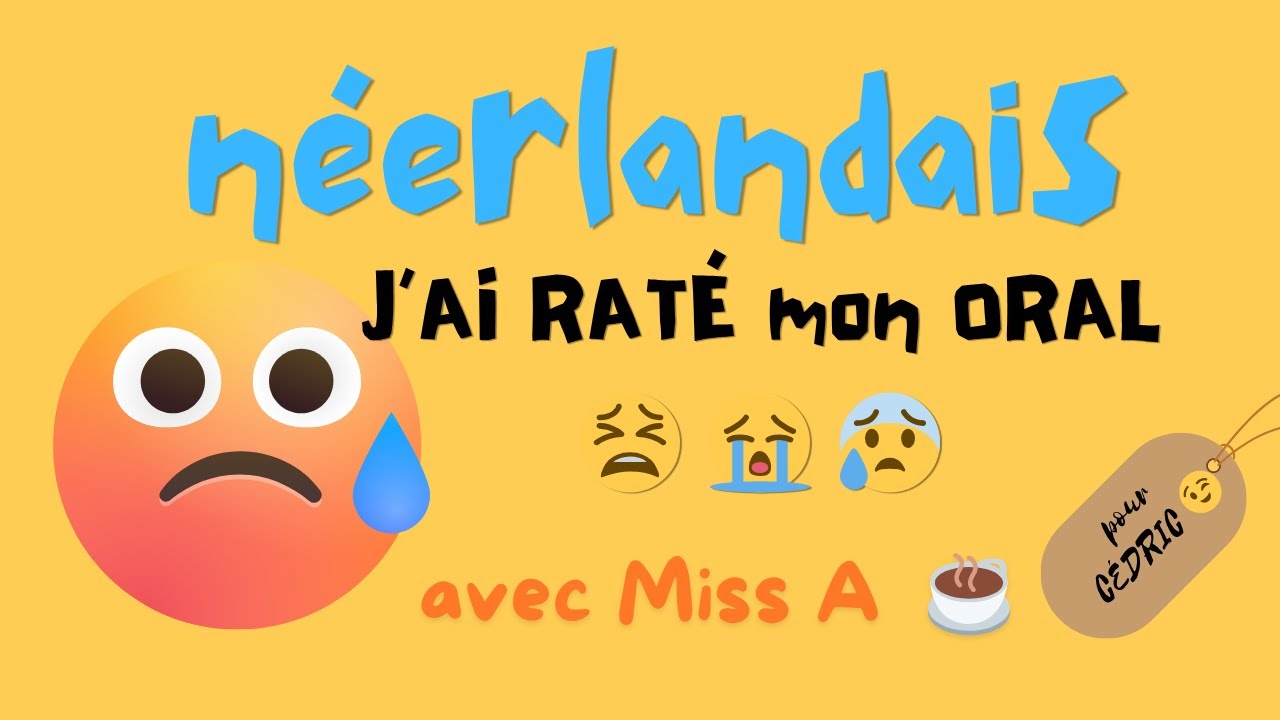 2290 J'AI RATÉ MON ORAL 😫 😭 😥 pour CÉDRIC et les AUTRES ♥️