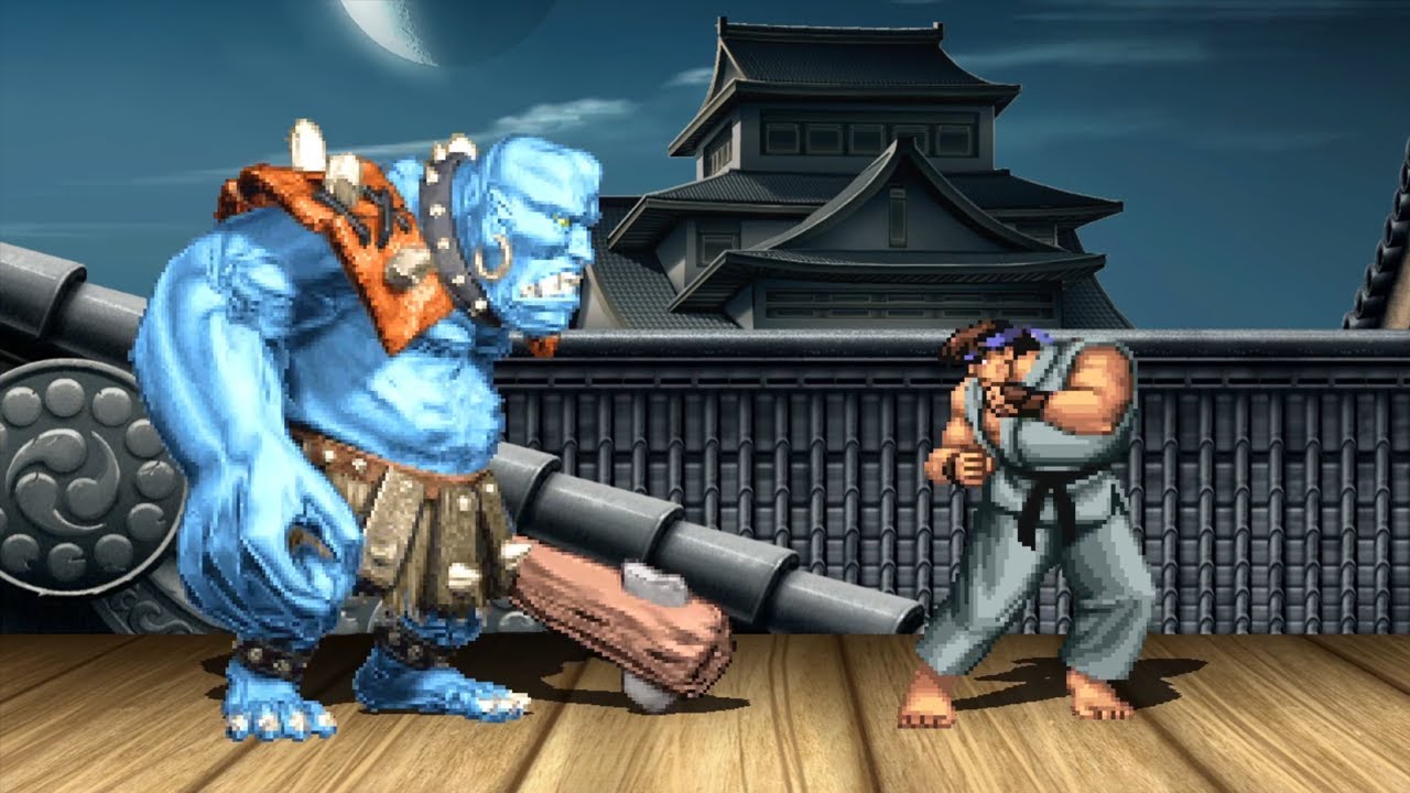 TROLL VS RYU & KEN & BLANKA - HIGH LEVEL INSANE FIGHT!