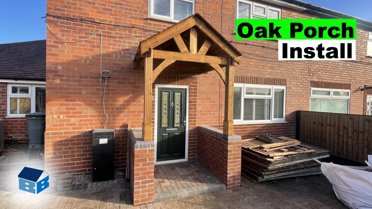 Installing An Oak Frame Porch