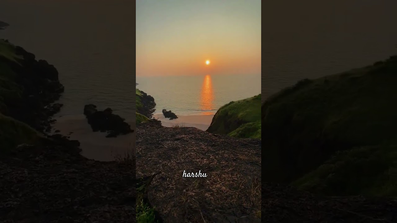 Beautiful sunset in Goa| Golden hour | Beautiful ending