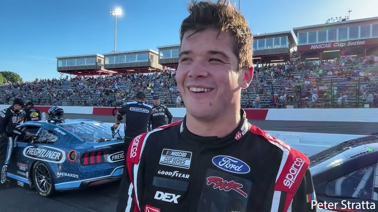 Harrison Burton after First RWR start at North Wilkesboro Speedway