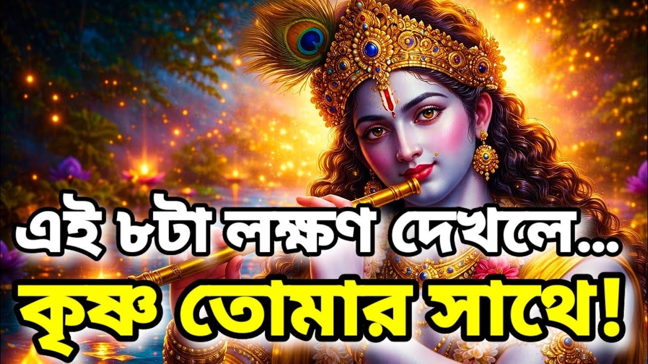 শ্রীকৃষ্ণ পাশে থাকলে এই ৮টা লক্ষণ অবশ্যই দেখা যাবে! 😳 | Krishna Signs in Life | সনাতন বোধ বাংলা