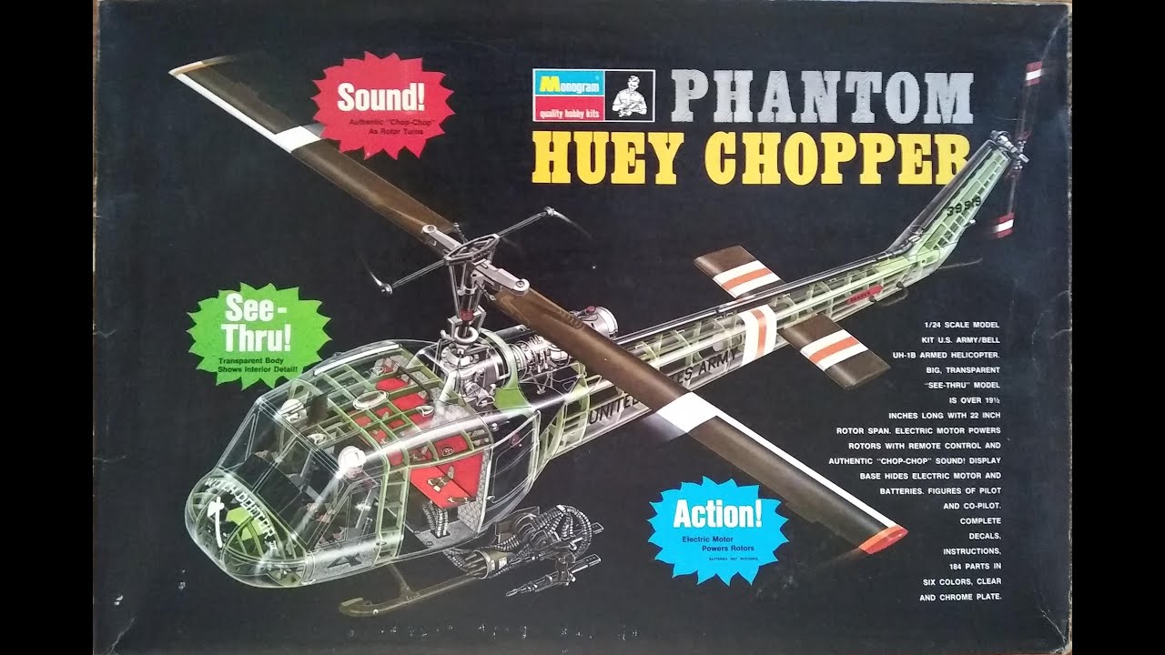 1969 Monogram 1/24 Phantom Huey