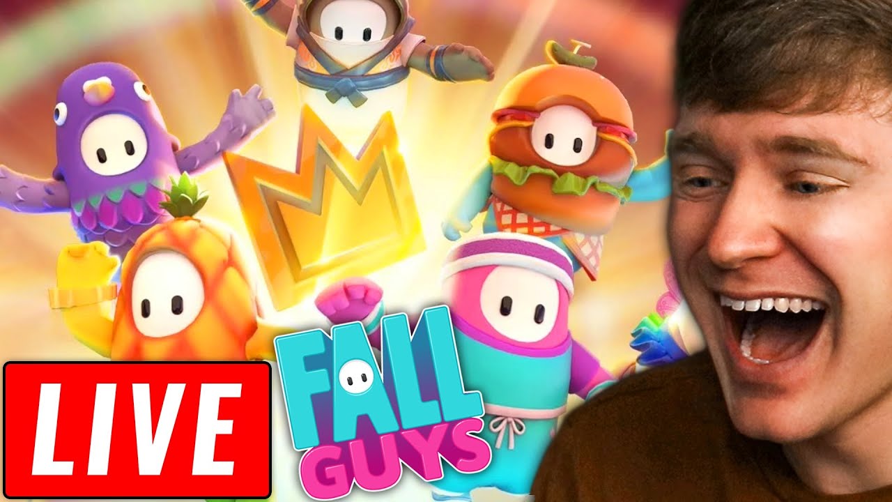🔴 DOMINATING IN FALL GUYS LIVE!