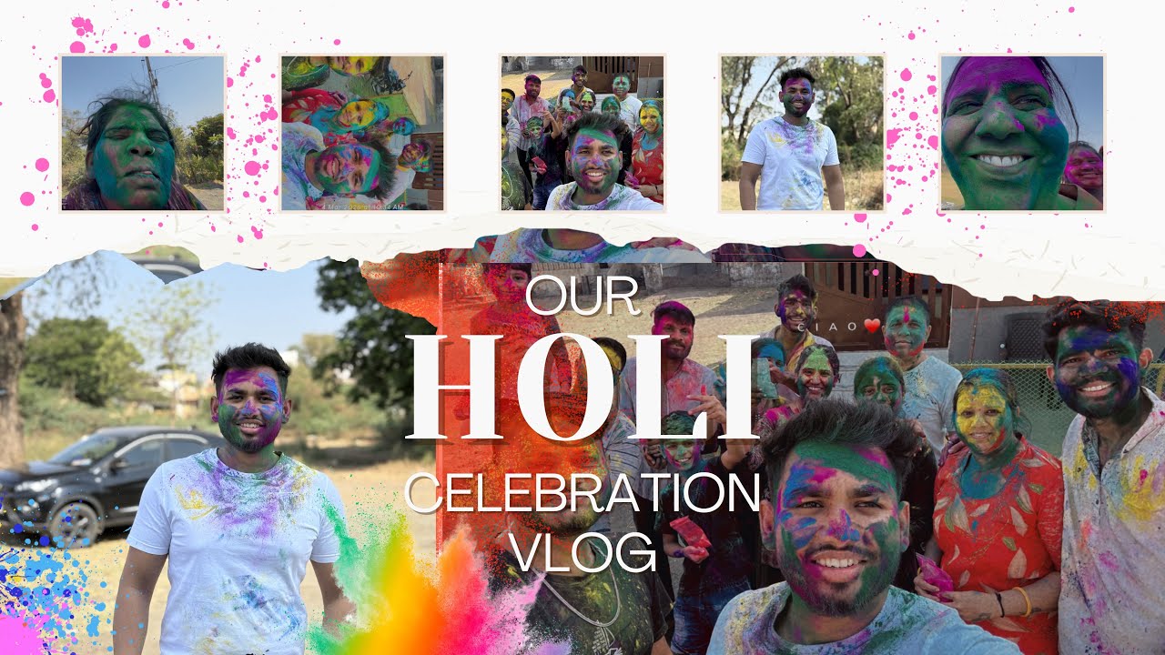 Holi Celebration With Friends 🌈 | Holi Vlog 2026