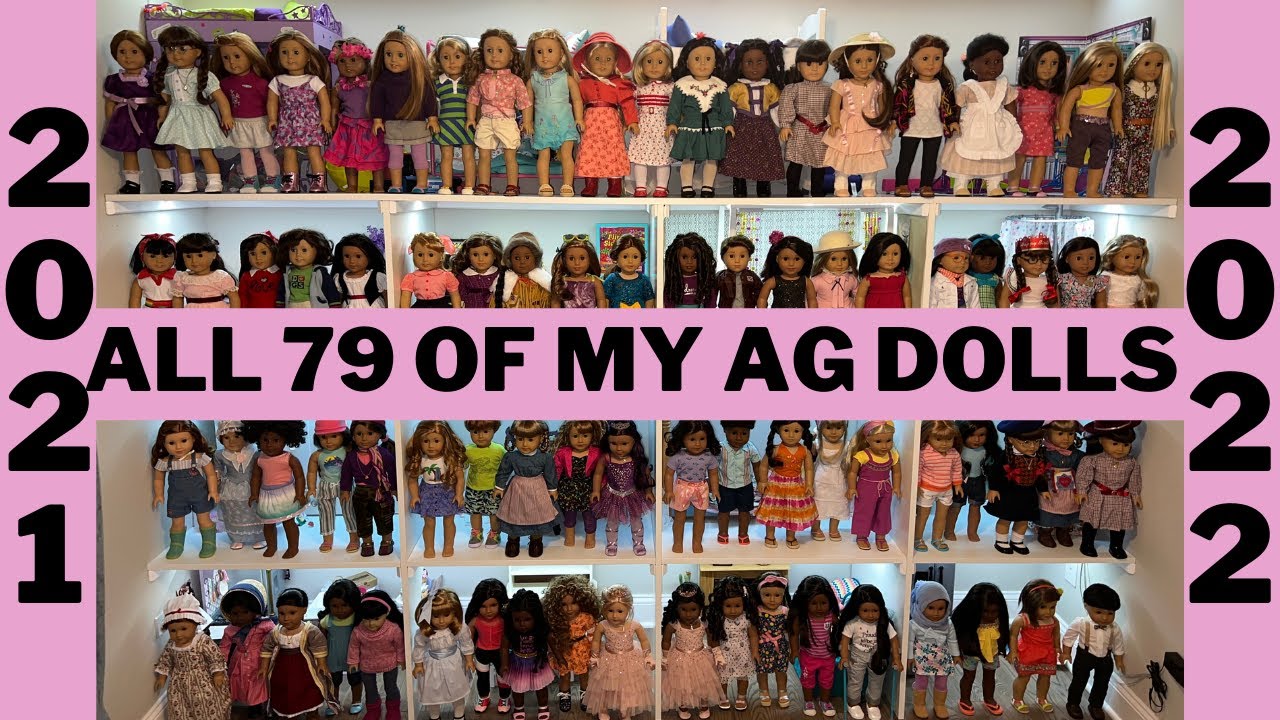 All of my American Girl Dolls Going Into 2022! ~Winter 2021/2022 (MASSIVE Collection! 79 Dolls!)