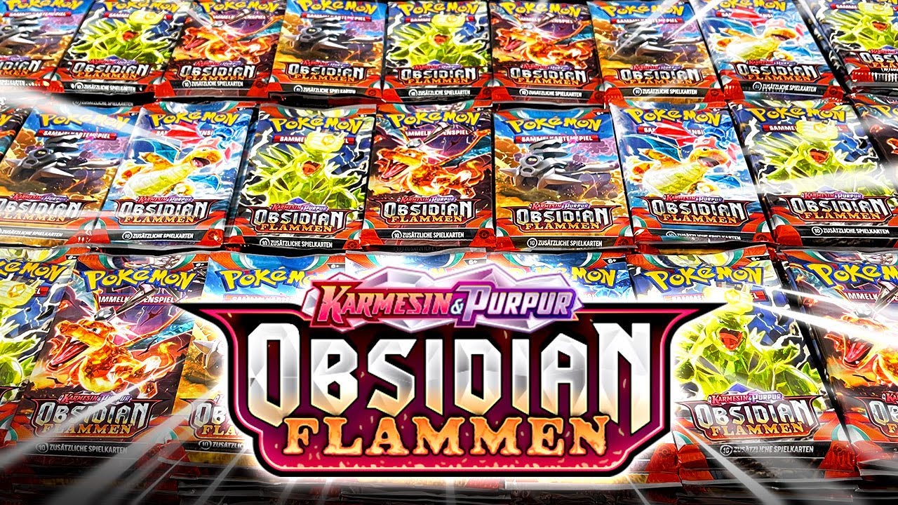 1000 OBSIDIANFLAMMEN Pokémon BOOSTER Opening! 🔥