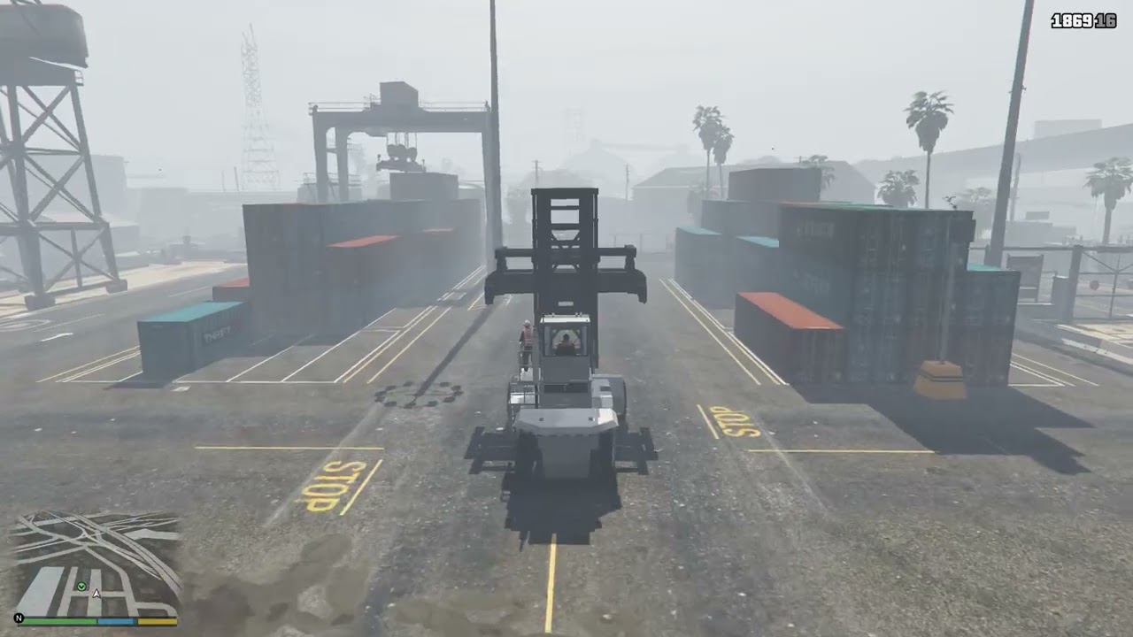 Gta 5 Gameplay - Scouting The Port