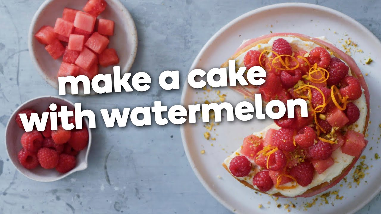 How to make a watermelon cake