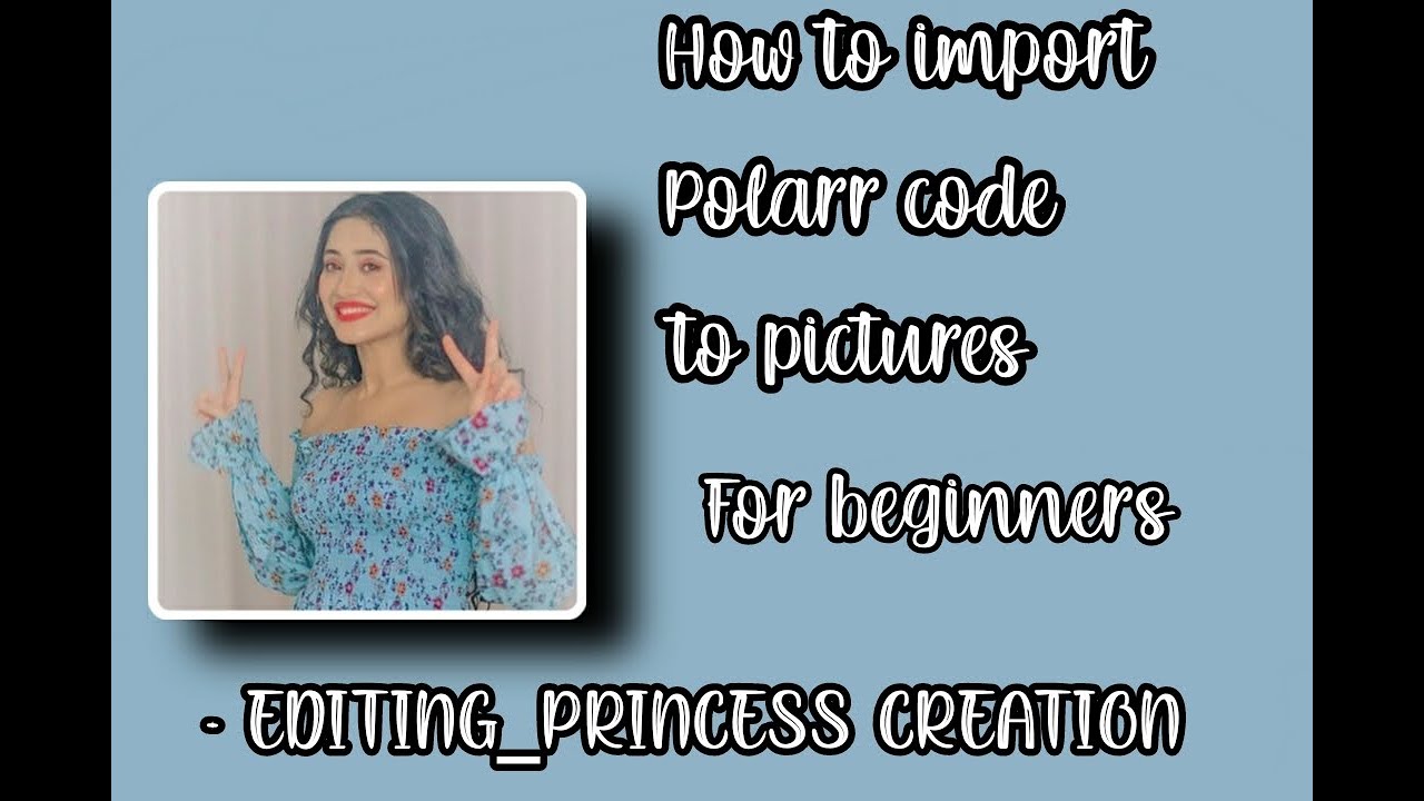 How to import polarr filter