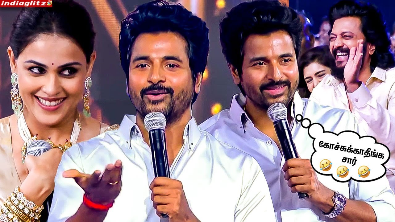 உங்கள ரொம்ப பிடிக்கும் Genelia Maam 😍 Sivakarthikeyan Speech at Ravi Mohan Studios Launch | Riteish