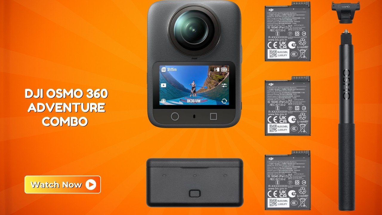 Never Miss the Moment Again – DJI Osmo 360 Adventure Combo 360 Action Camera – REVIEW