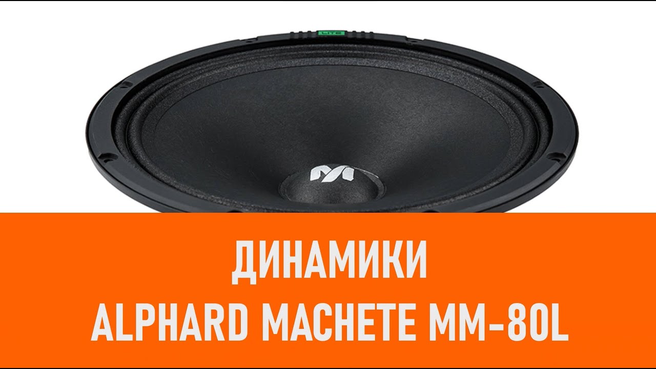 Распаковка динамиков Alphard Machete MM 80L