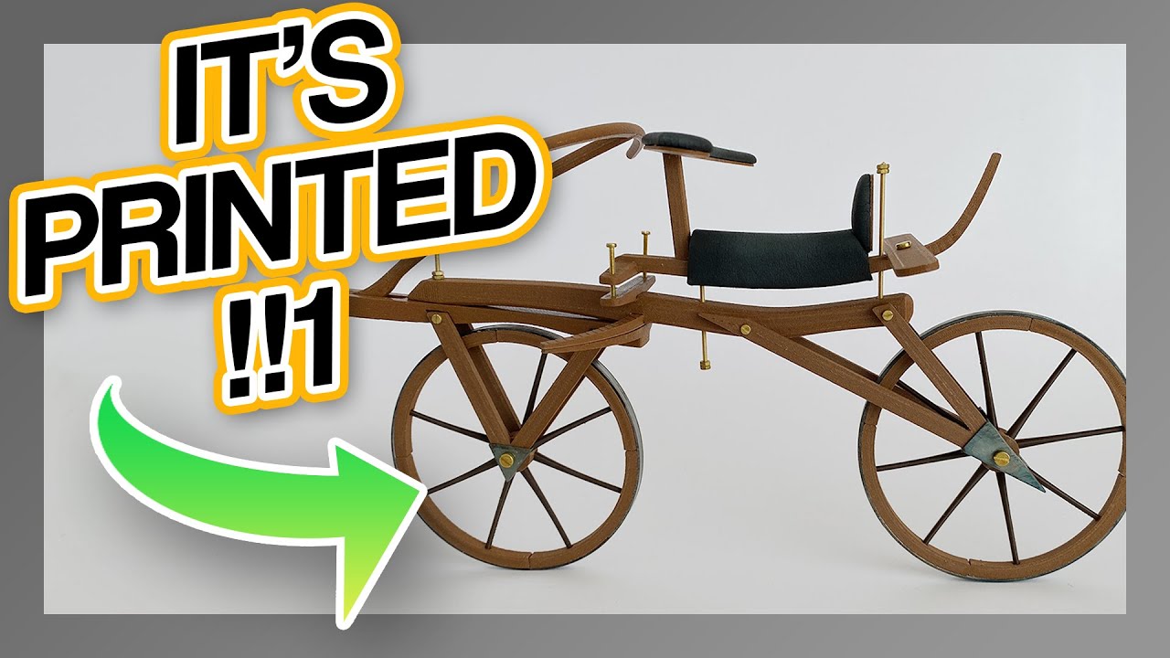 DIY 3D Printing a Retro Bike / Draisine