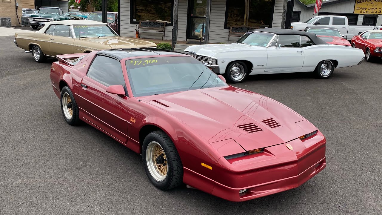 Test Drive 1988 Pontiac Trans Am GTA 75K Miles SOLD $12,900 Maple Motors #1118