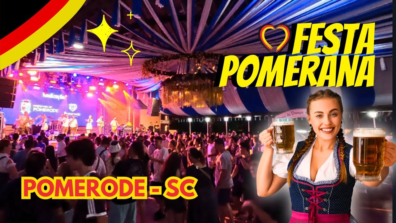 🇩🇪 FESTA POMERANA em Pomerode Santa Catarina