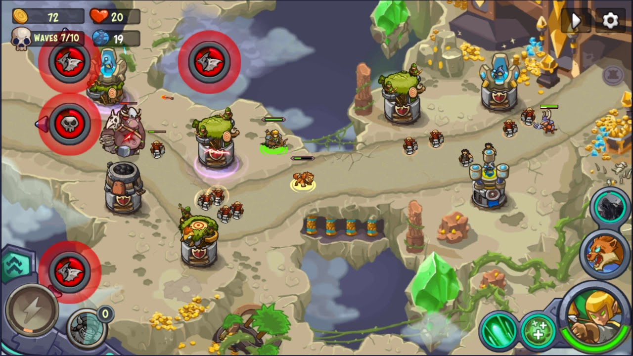 King of Defense Battle Frontier stage 19 - The Land in the Sky