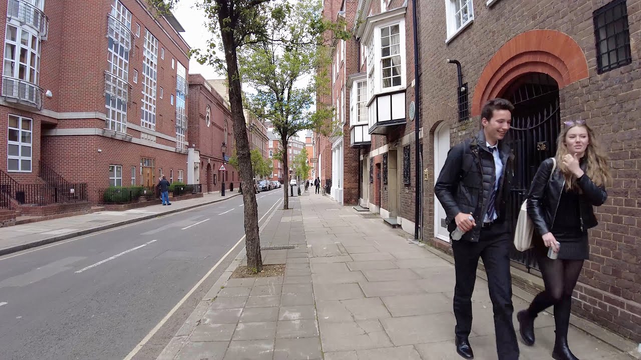Walking around Westminster, Regency Street, Horseferry Road, Tufton Street, London Walking Tour 4K