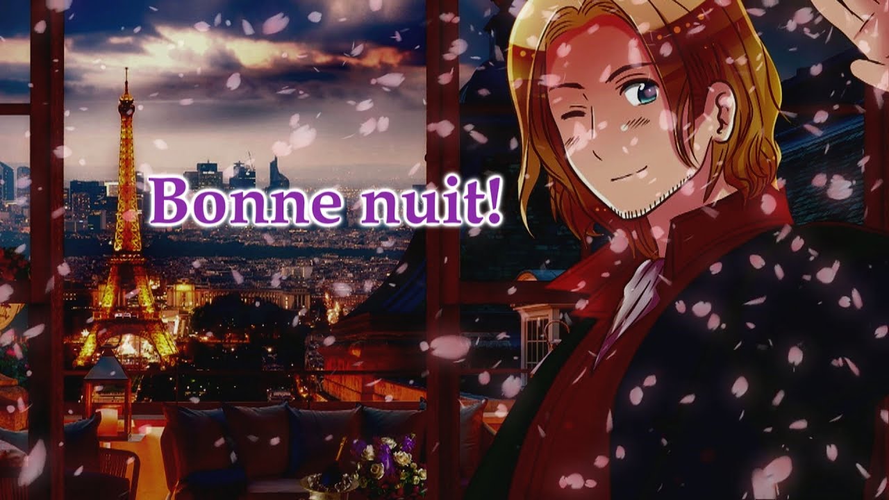 {RUS SUB} - Good Night with France - [Hetalia]