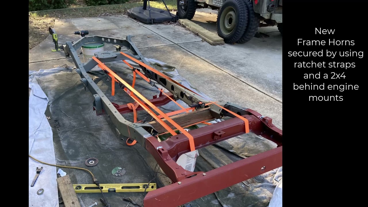 Ford GPW Front Frame Horn Restoration