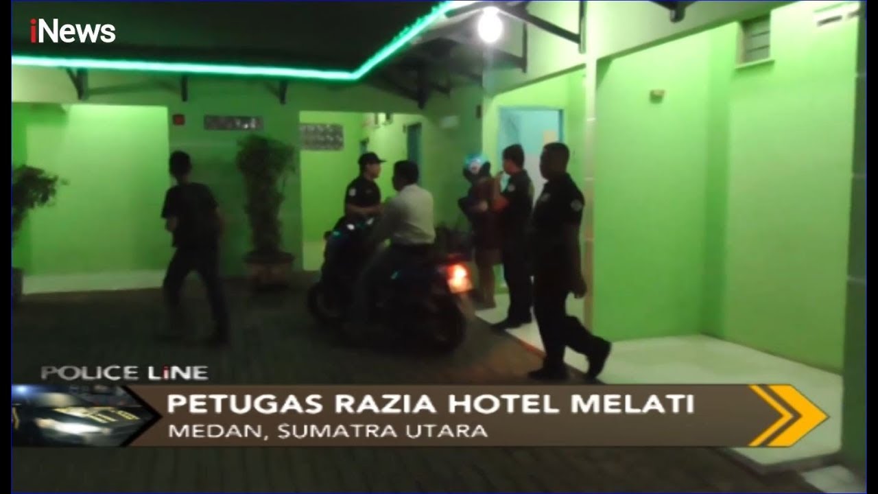 Jelang Natal & Tahun Baru, Petugas Gabungan Gelar Razia di Hotel Melati Medan - Police Line 15/12