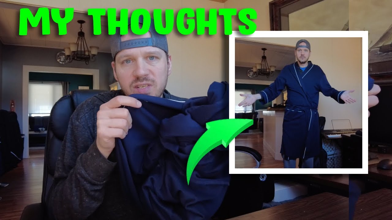 U2SKIIN Mens Cotton Blend Robe Review