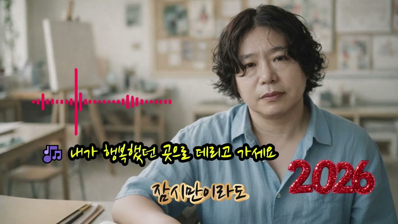 🎶 내가 행복했던 곳으로 데리고 가세요 🌟숨을 쉴 때마다 가슴이 턱 막혀와서어디론가 도망치고 싶은 그런 날간절히 누군가에게 빌어보죠