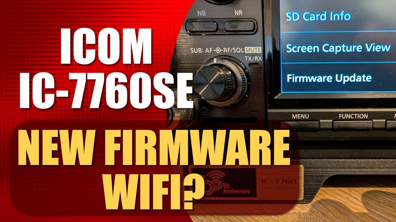ICOM IC-7760 New Firmware 1.12, did they add WiFi?