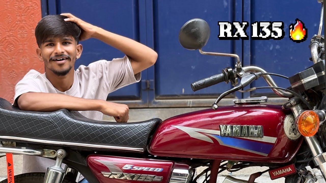 Yamaha RX 135 🔥 review in kannada | Fun in gym 😅