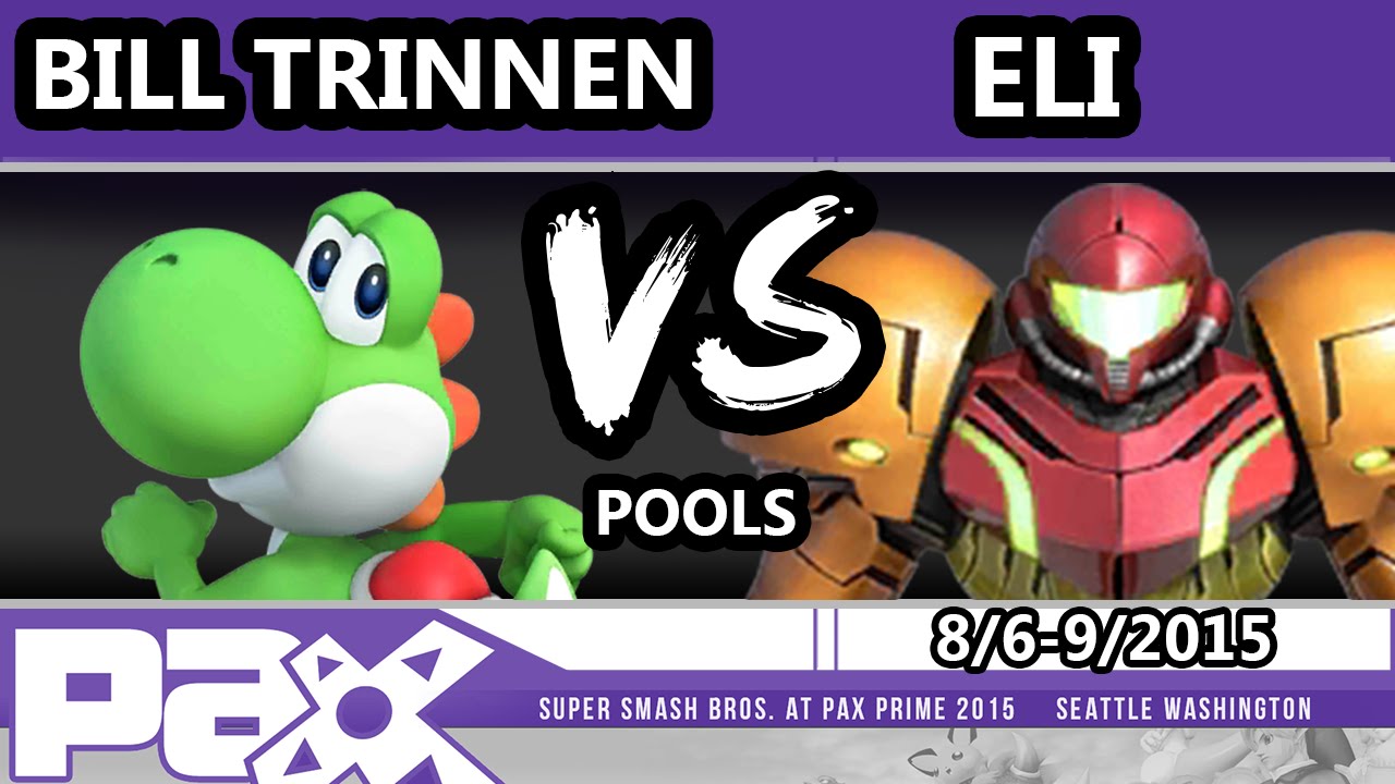 S@P - Bill Trinen (Yoshi) Vs. Eli (Samus, Zelda) SSB4 Pools - Smash Wii U - Smash 4