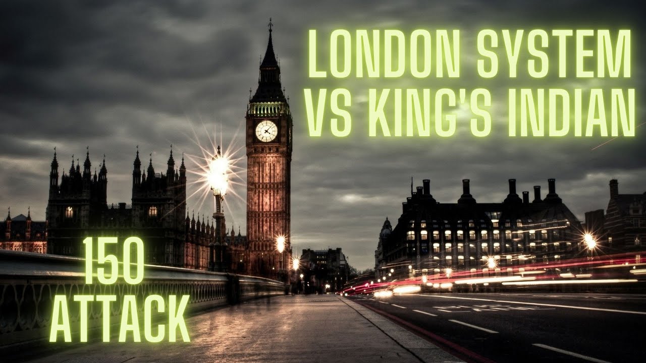 Crush The King's Indian Defense With The London System!! - TRANSFORMATION into the 150 Attack!!!