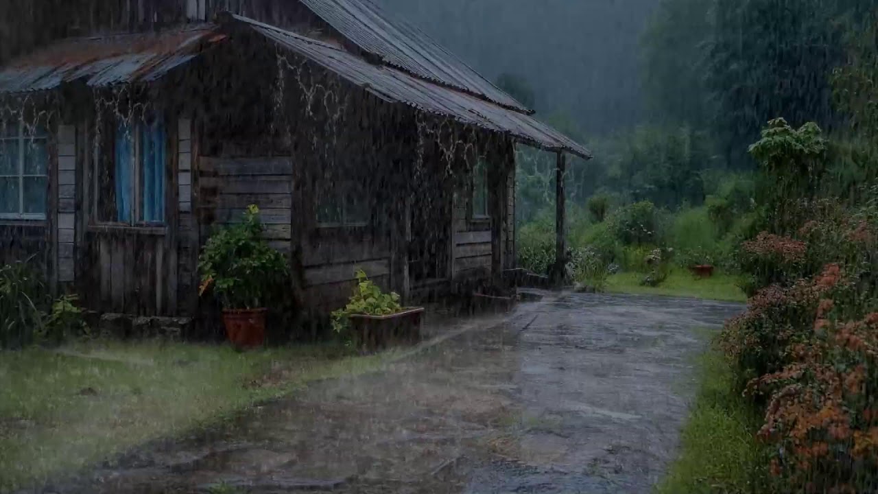 Soothing rain noise for calm steady deep rest helping your mind feel clear and peaceful