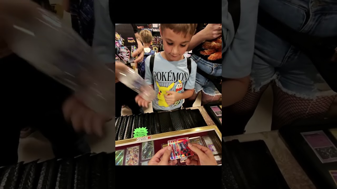 Ripping a Pokemon Card?!? How to spot a fake. #pokemon #pokemontcg #vendorpov