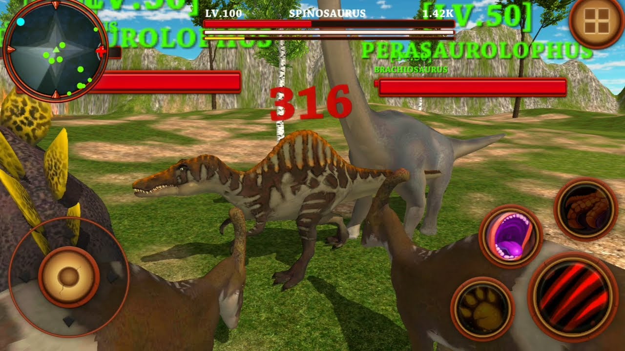 Best Dino Games - Spinosaurus Simulator Boss 3D Android Gameplay