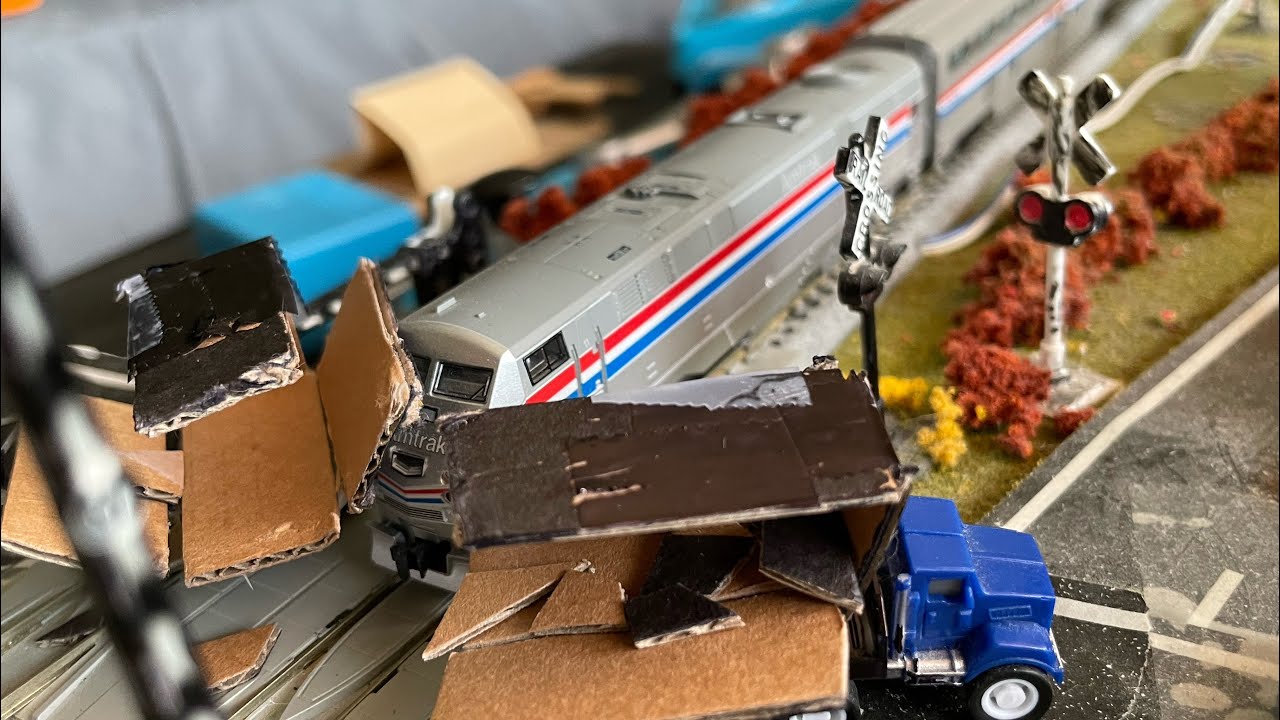 Amtrak Train Hits Truck