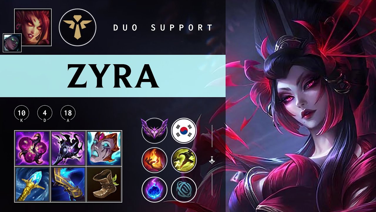 Zyra Support vs Thresh - KR Master Patch 25.22
