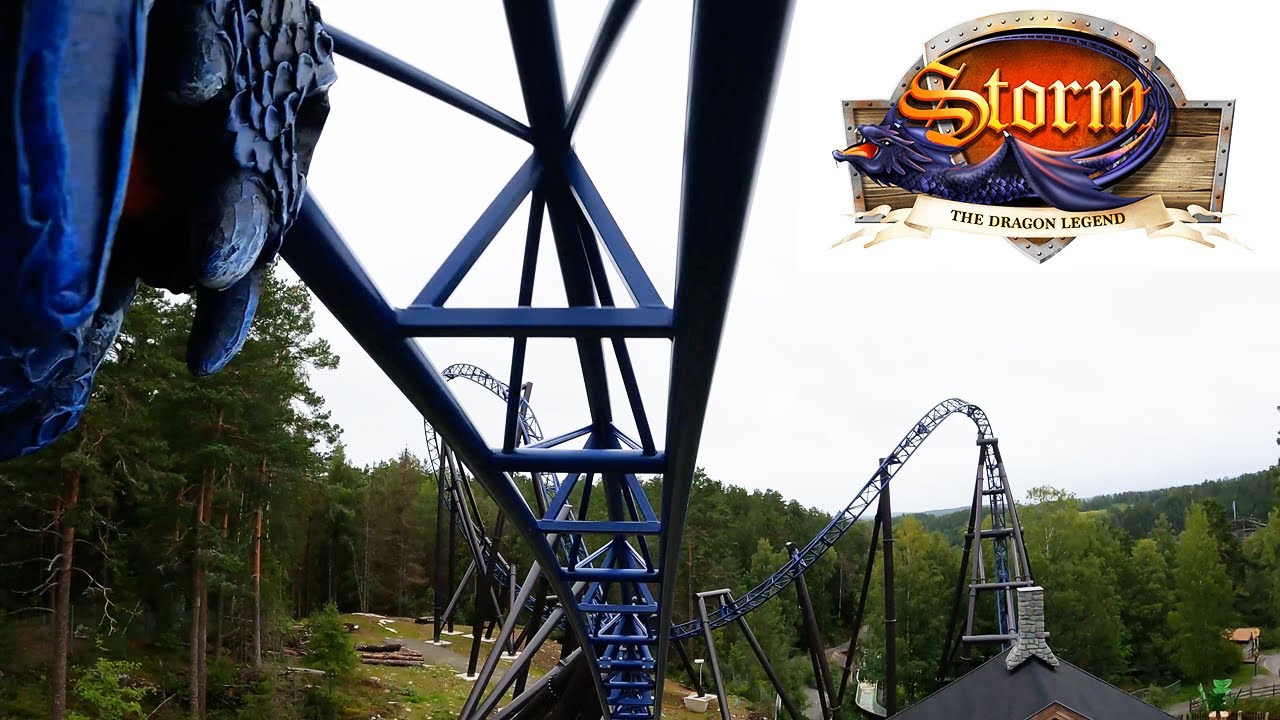 Insane Launches! Storm - The Dragon Legend POV - TusenFryd