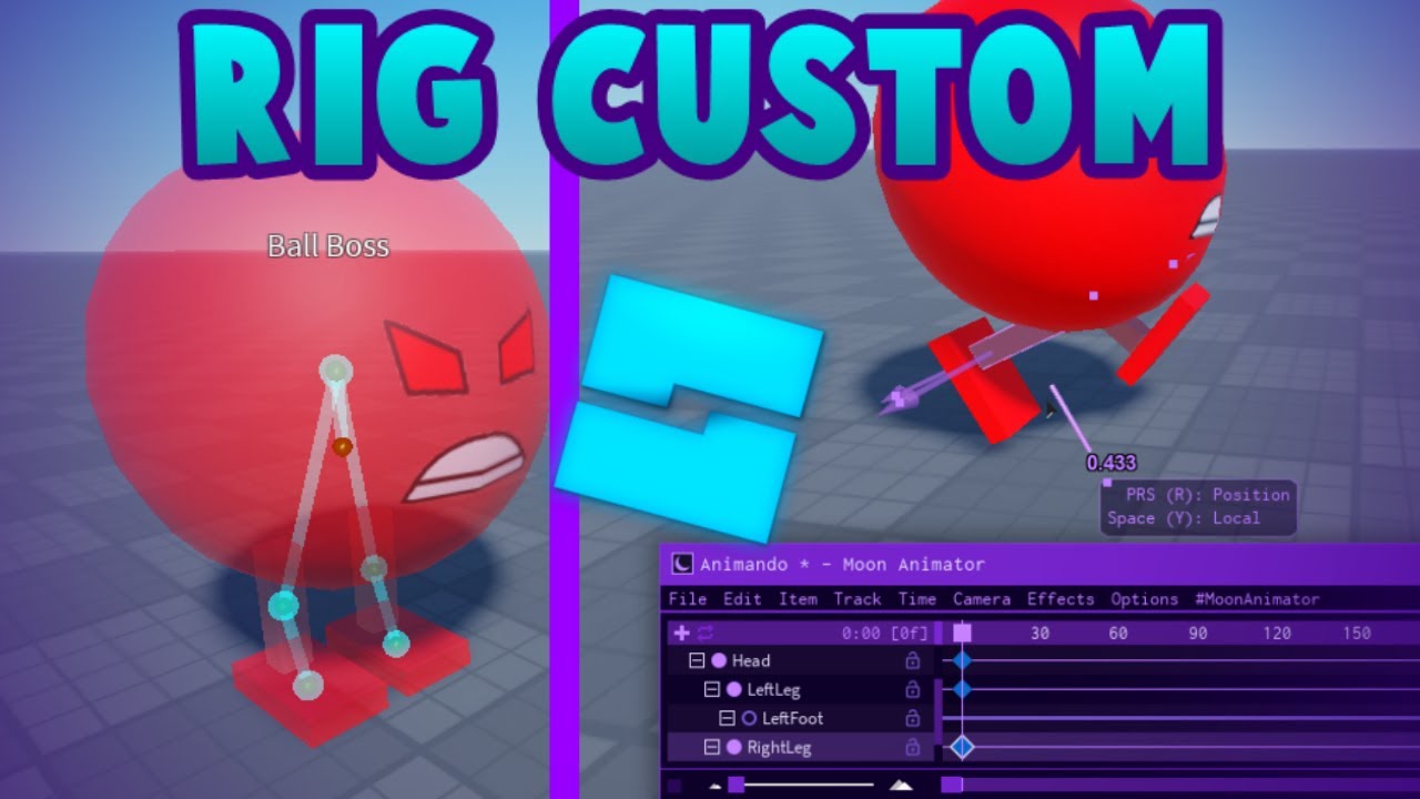 Como CRIAR e ANIMAR RIG CUSTOMIZADA no ROBLOX STUDIO!!