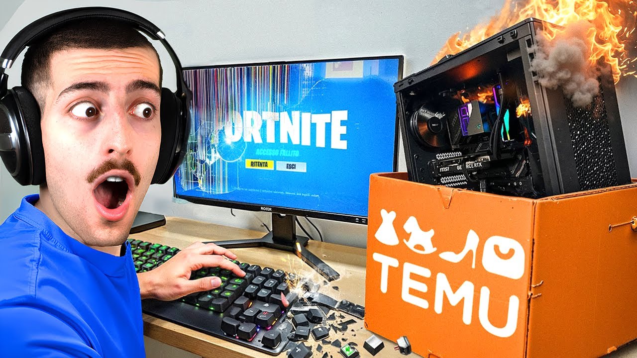 Ho Giocato A Fortnite Usando SOLO I Prodotti Di TEMU...