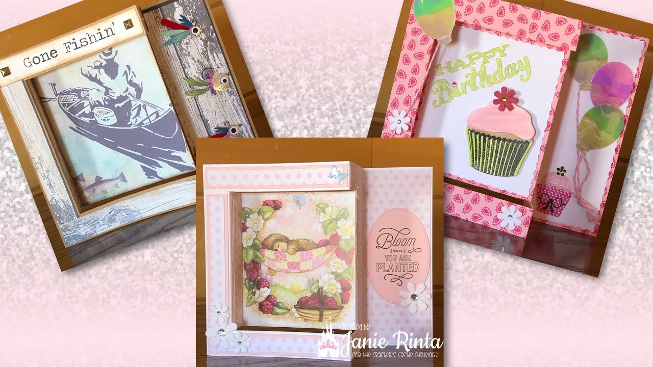 Inverted Z Fold Card / Fun Fold Shadowbox Card