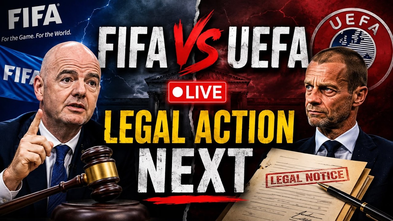 FIFA vs UEFA LIVE: Legal Battle Begins? UEFA Threatens Action Against FIFA | Governance Battle |N18G