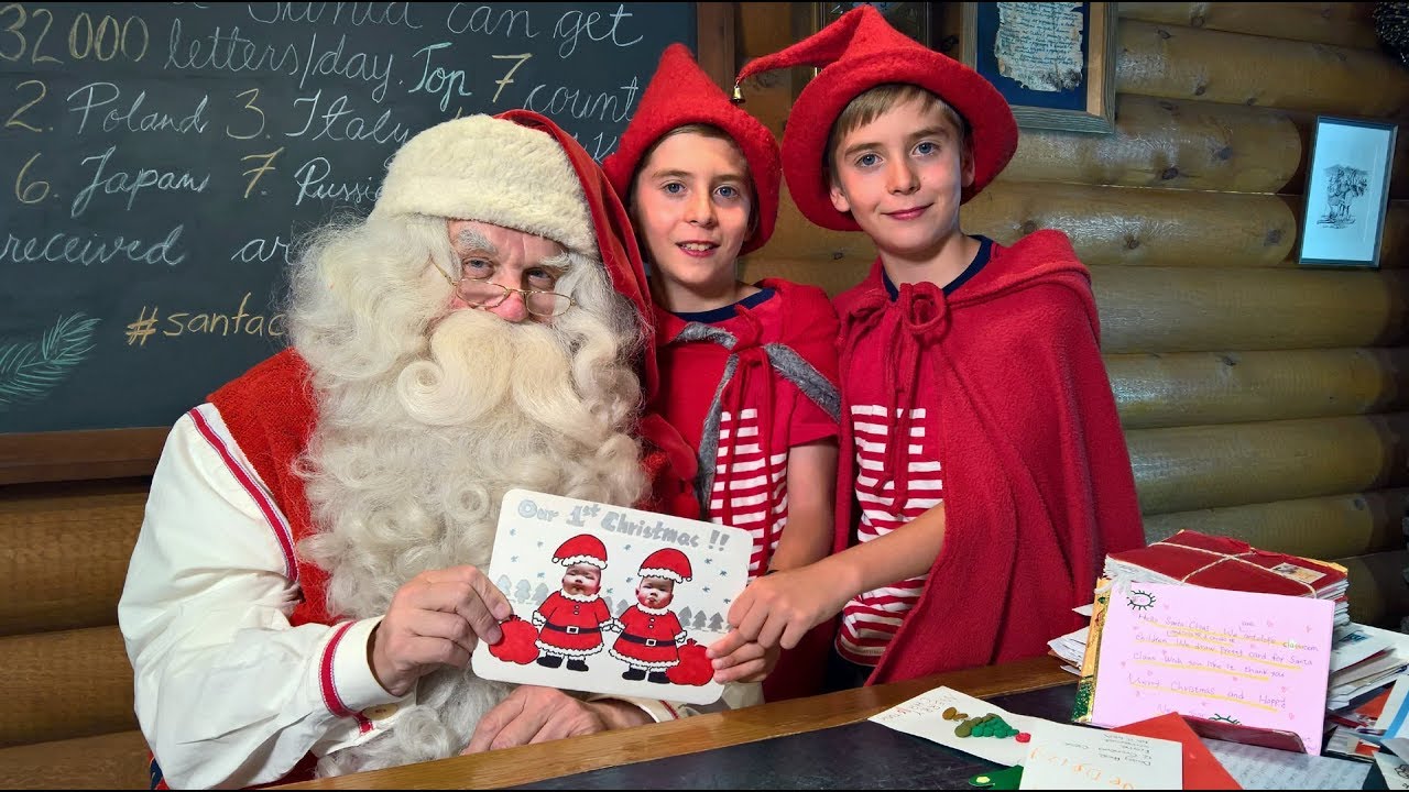 Cartas a Papá Noel Santa Claus 😍🎅 video para los niños Oficina de correos Finlandia Rovaniemi