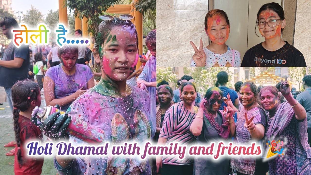 Holi Vlog #2026 🎉| Sabko rang dala | #Masti #fun #family #festival #holi