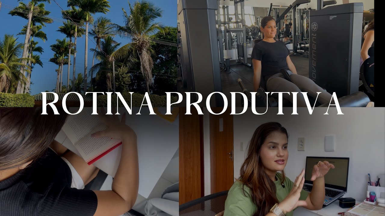 Um dia comigo vivendo uma rotina super produtiva! Meus sonhos merecem minha disciplina. 