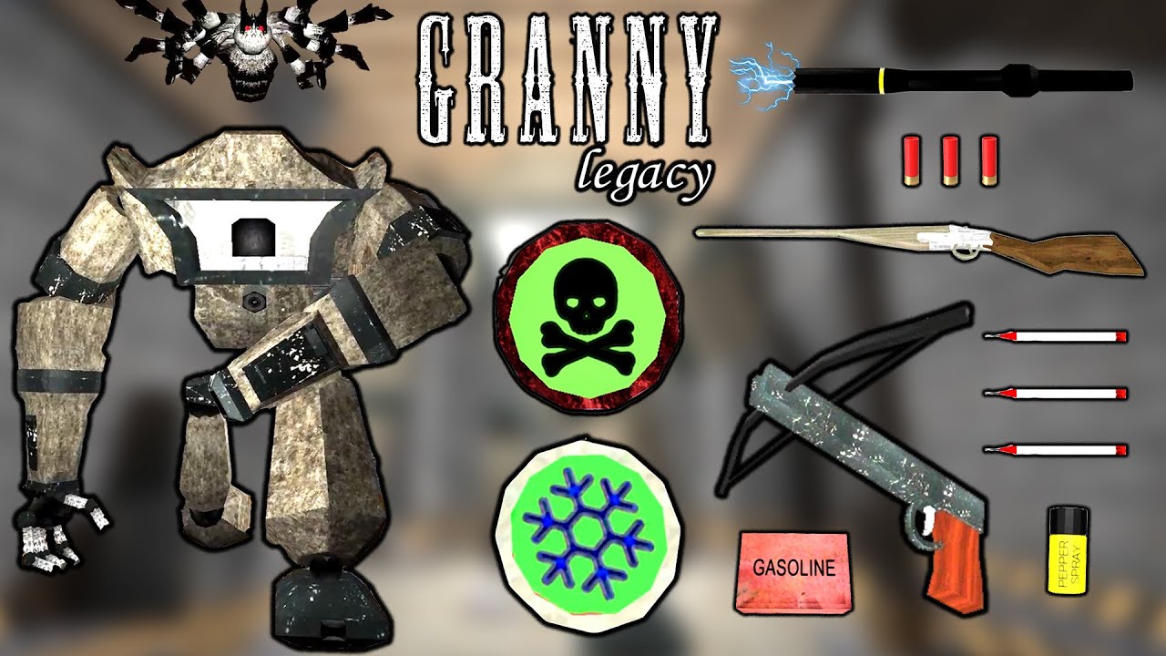 All New Weapons in Granny Legacy | Granny Robot Escape