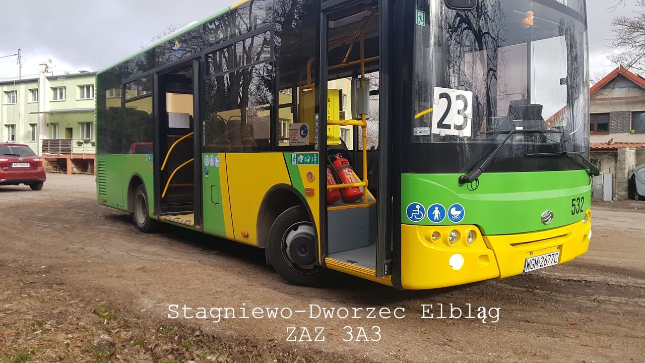 Przejazd linią 23 Elbląg
