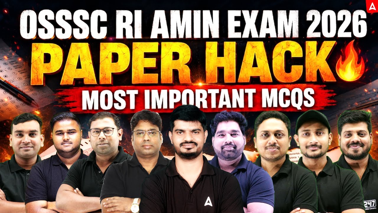 OSSSC RI AMIN 2026 | Exam Strategy | All Subject Most Important MCQs | Adda247 Odia