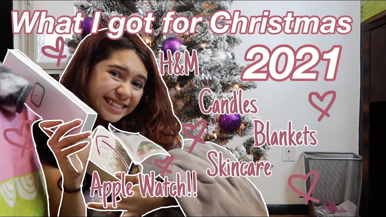WHAT I GOT FOR CHRISTMAS 2021| H&M, Apple Watch Series 7, Skincare