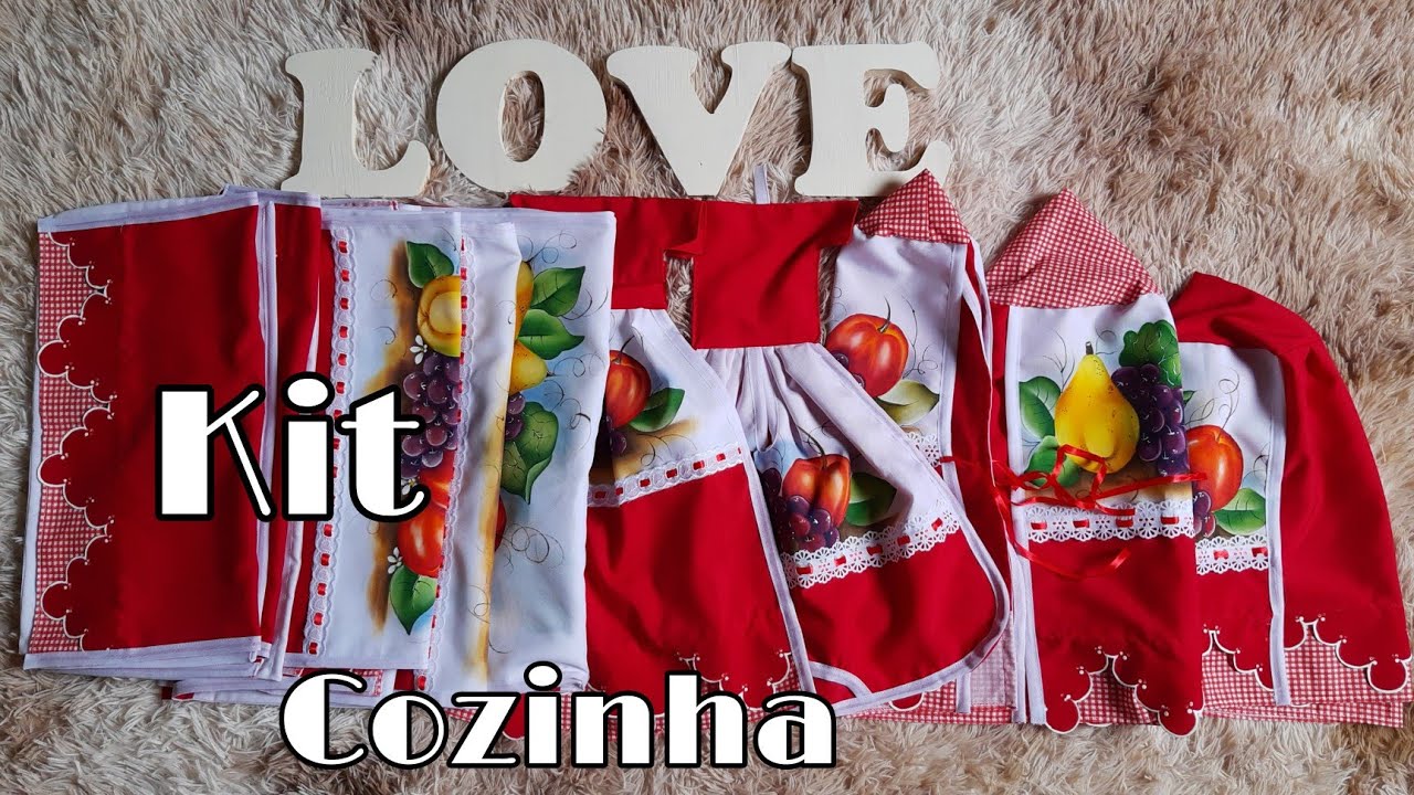 Novo modelo Kit cozinha em tecido #pinturaemtecido