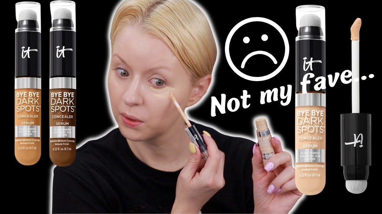 NEW IT COSMETICS BYE BYE DARK SPOTS Concealer Serum | 12 Hour Wear Test + Review